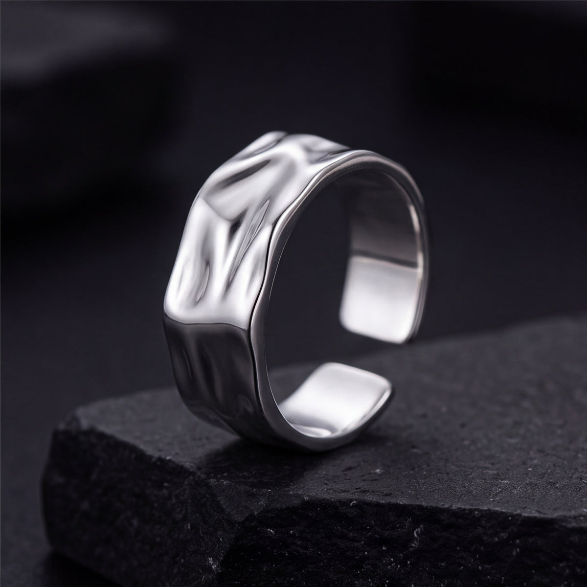 Melt Ring - 925 Sterling Silver