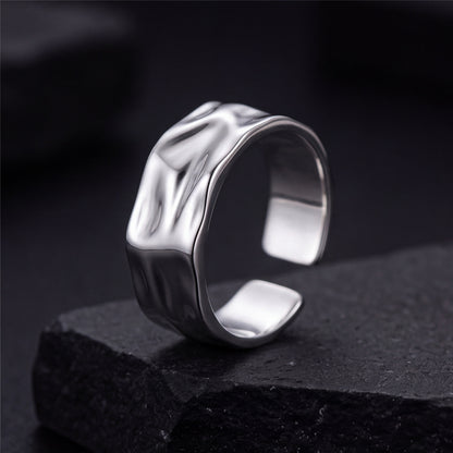 Melt Ring - 925 Sterling Silver