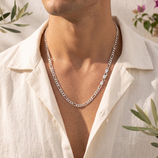 Figaro Necklace - 925 Sterling Silver