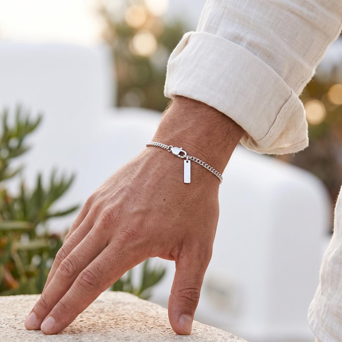 Fine Curb Bracelet