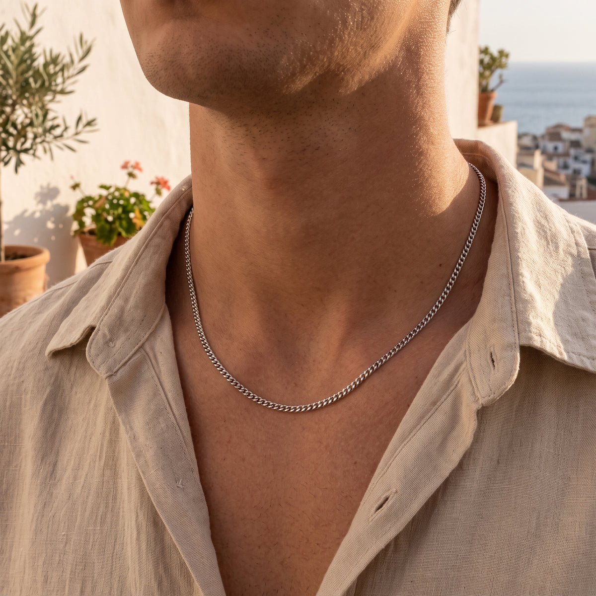 Slim Curb Necklace